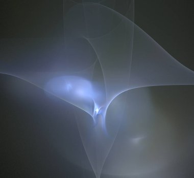 Dijital fraktal resimlerinden birinin resmi