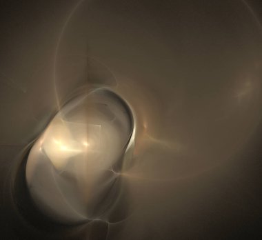 Dijital fraktal resimlerinden birinin resmi