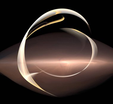 Dijital fraktal resimlerinden birinin resmi