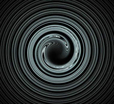 Dijital fraktal resimlerinden birinin resmi