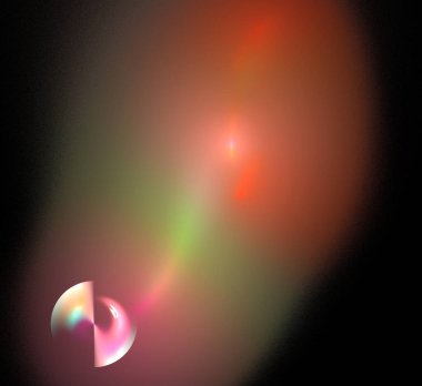 Dijital fraktal resimlerinden birinin resmi