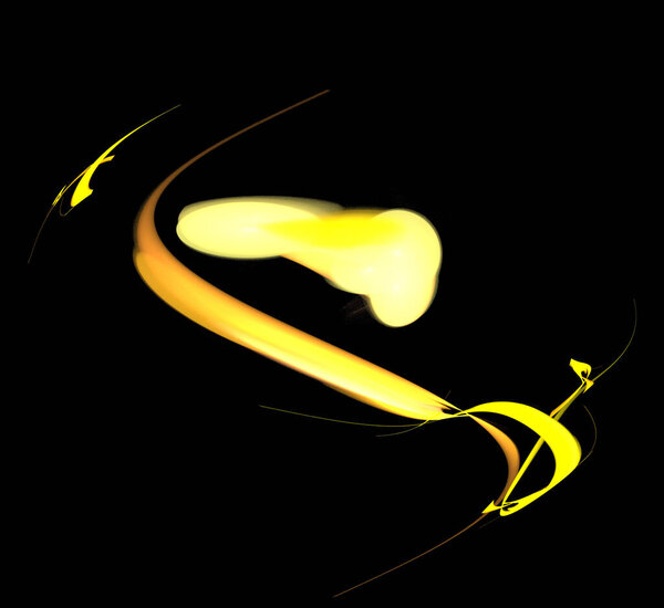 image of one  Illustration of digital fractal