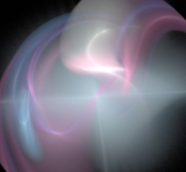 Dijital fraktal resimlerinden birinin resmi