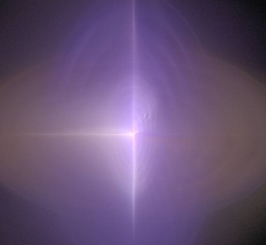 Dijital fraktal resimlerinden birinin resmi