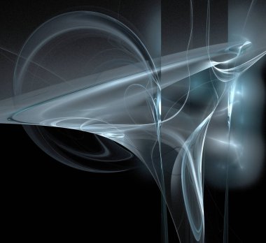 Dijital fraktal resimlerinden birinin resmi