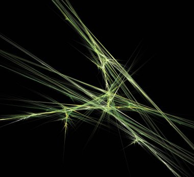 Dijital fraktal resimlerinden birinin resmi