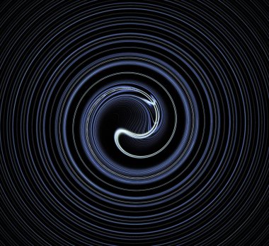 Dijital fraktal resimlerinden birinin resmi