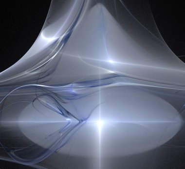 Dijital fraktal resimlerinden birinin resmi