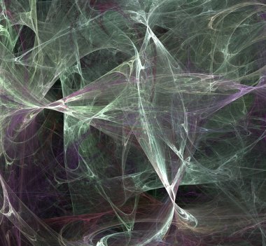 Dijital fraktal resimlerinden birinin resmi