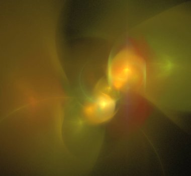 Dijital fraktal resimlerinden birinin resmi