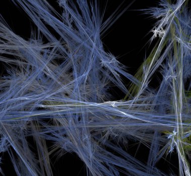 Dijital fraktal resimlerinden birinin resmi