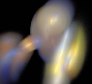 Dijital fraktal resimlerinden birinin resmi