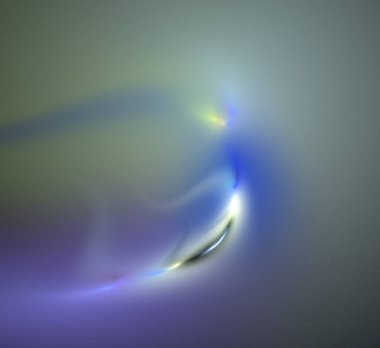 Dijital fraktal resimlerinden birinin resmi