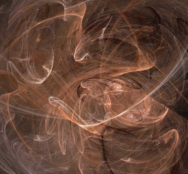 Dijital fraktal resimlerinden birinin resmi