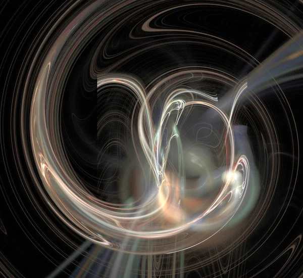 Dijital fraktal resimlerinden birinin resmi