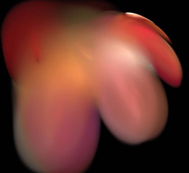 Dijital fraktal resimlerinden birinin resmi