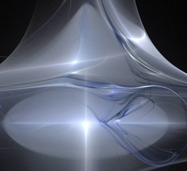 Dijital fraktal resimlerinden birinin resmi