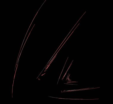 Dijital fraktal resimlerinden birinin resmi