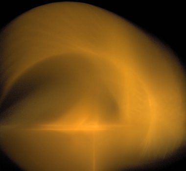 Dijital fraktal resimlerinden birinin resmi