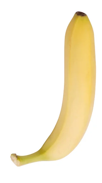 Gul Banan Isolerad Torr Solig Sommardag — Stockfoto