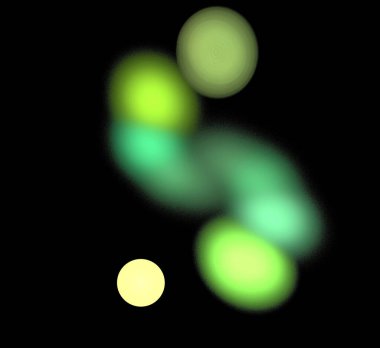 Dijital fraktal resimlerinden birinin resmi