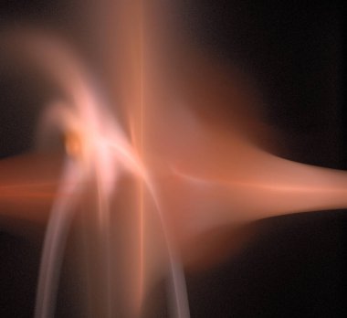 Dijital fraktal resimlerinden birinin resmi