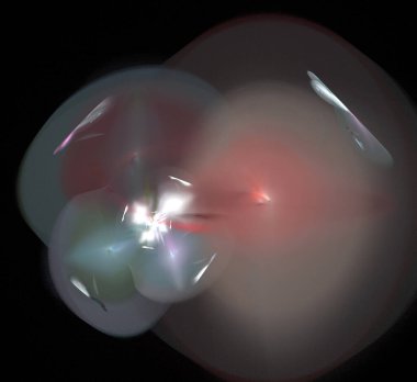 Dijital fraktal resimlerinden birinin resmi