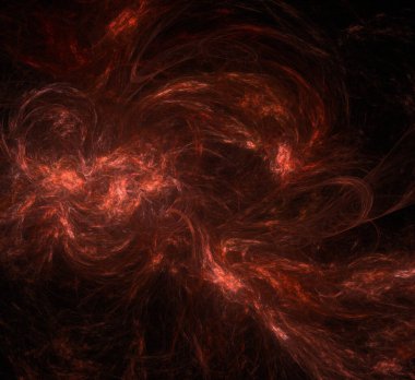 Dijital fraktal resimlerinden birinin resmi