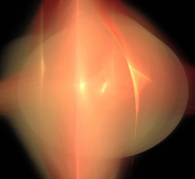 Dijital fraktal resimlerinden birinin resmi