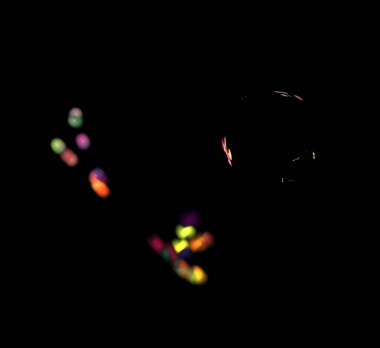 Dijital fraktal resimlerinden birinin resmi