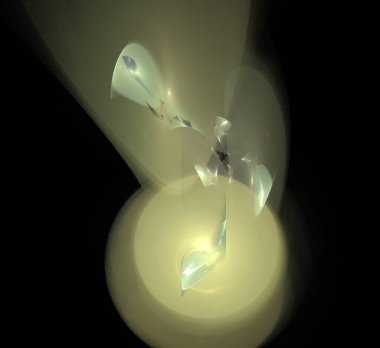 Dijital fraktal resimlerinden birinin resmi