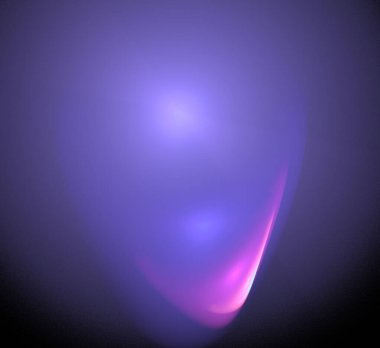 Dijital fraktal resimlerinden birinin resmi