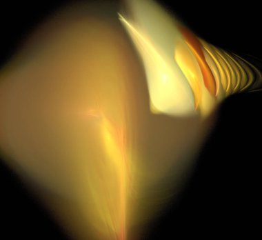 Dijital fraktal resimlerinden birinin resmi