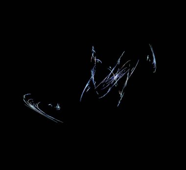 Dijital fraktal resimlerinden birinin resmi