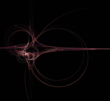 Dijital fraktal resimlerinden birinin resmi