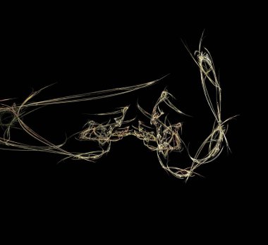 Dijital fraktal resimlerinden birinin resmi