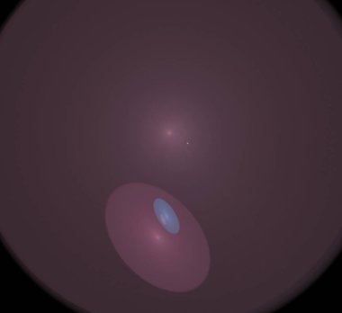 Dijital fraktal resimlerinden birinin resmi