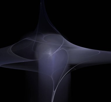 Dijital fraktal resimlerinden birinin resmi