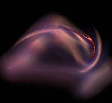 Dijital fraktal resimlerinden birinin resmi