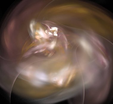 Dijital fraktal resimlerinden birinin resmi