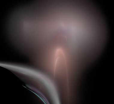 Dijital fraktal resimlerinden birinin resmi