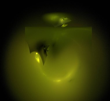 Dijital fraktal resimlerinden birinin resmi