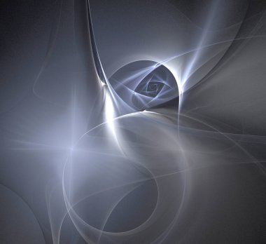 Dijital fraktal resimlerinden birinin resmi