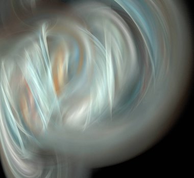 Dijital fraktal resimlerinden birinin resmi