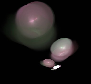 Dijital fraktal resimlerinden birinin resmi