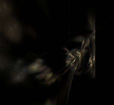 Dijital fraktal resimlerinden birinin resmi