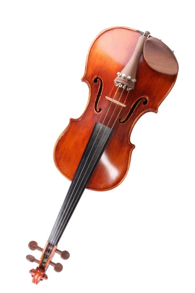 Violino rosso isolato — Foto Stock