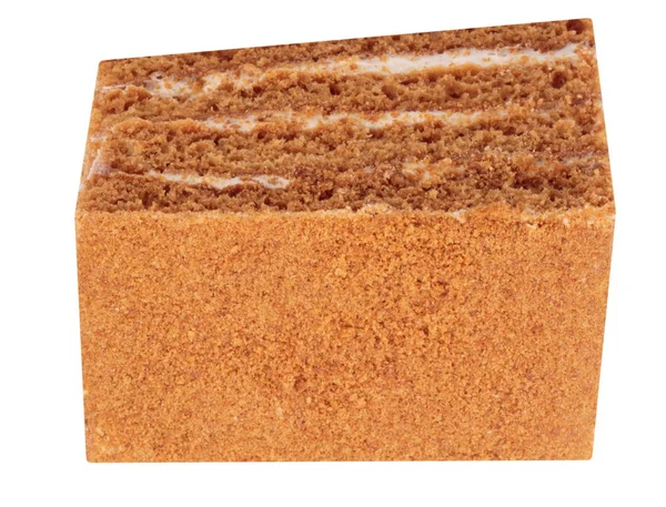 Sponge-cake Isolated — Stock Photo, Image