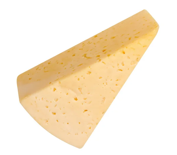 Formaggio isolato — Foto Stock