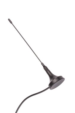 Siyah anten izole